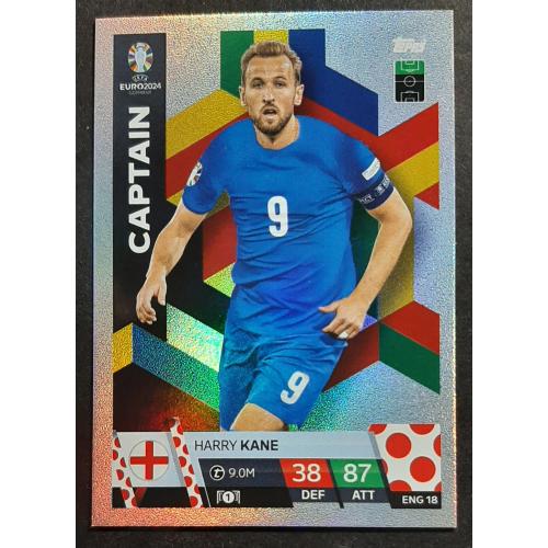Картка Topps Гаррі Кейн Англія EURO ЄВРО 2024