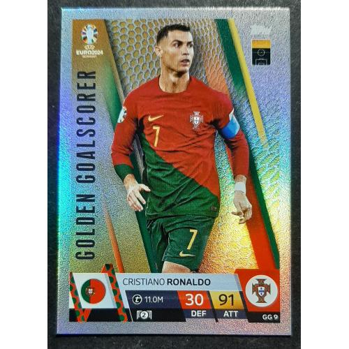 Картка Topps Кріштіану Роналду Португалія EURO ЄВРО 2024