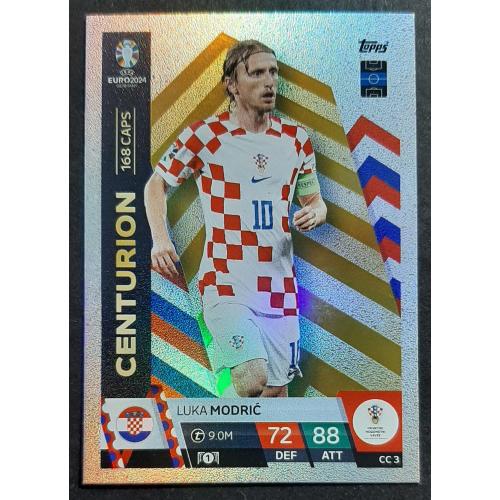 Картка Topps Лука Модрич Хорватія EURO ЄВРО 2024