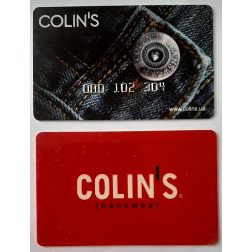 Клубні картки Colin's 2 шт.