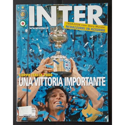 Клубний журнал  Inter / Інтер Мілан Італія 2006  Володар Кубка Італії