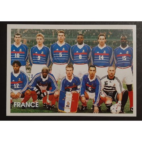 Листівка футбол збірна Франції