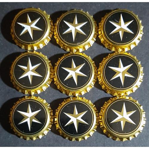 Пивные пробки Goldstar Израиль 9 шт. Необжатые