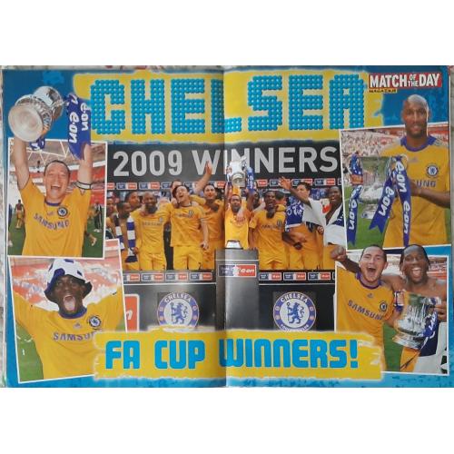 Постер Челсі володар Кубку Англії з журналу Match of the day 2009