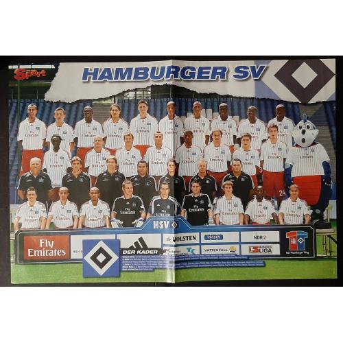 Постер двосторонній Гамбург / Ганновер з журналу Bravo Sport 2008