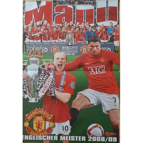 Постер двосторонній Манчестер Юнайтед / Серфінг з журналу Bravo Sport 2009