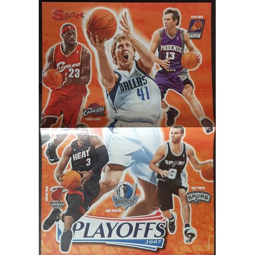 Постер двосторонній НБА / BMX з журналу Bravo Sport 2007