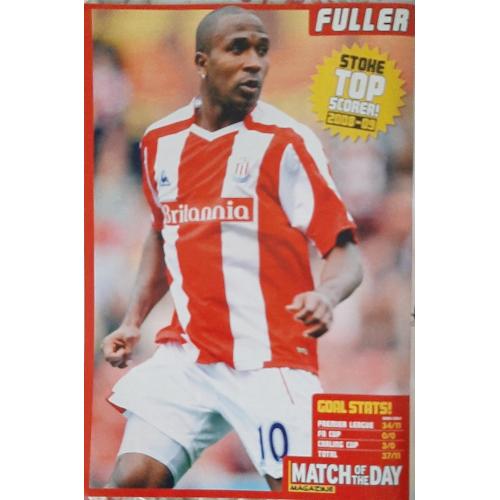 Постер Fuller / Фуллер з журналу Match of the day 2009