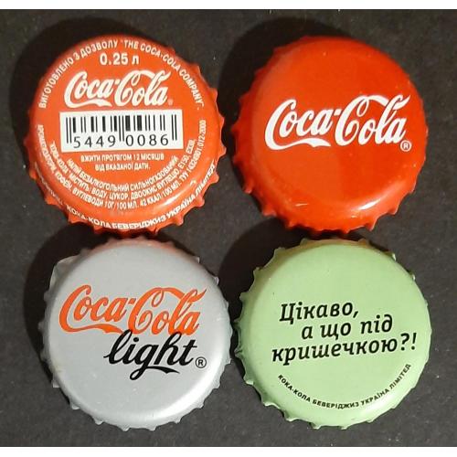 Пробки Coca Cola 4 шт 
