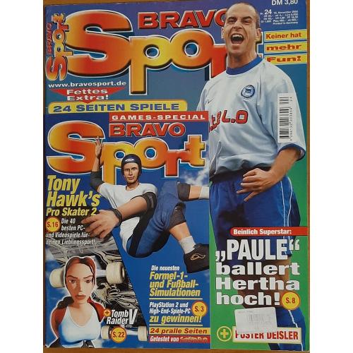 Журнал Bravo Sport 2000 постери двосторонні Фігу/Шакіл О'Ніл;Пауло Сержіо/Дайслер формат А3