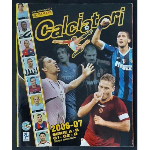 Журнал для наклеек Panini/Панини Calciatori Итвлия 2006/07 (чистый)