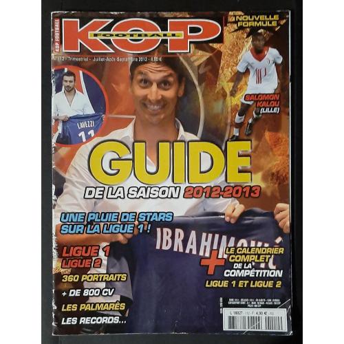 Журнал Kop Football 2012 Франція Представлення команд Ліги 1,2