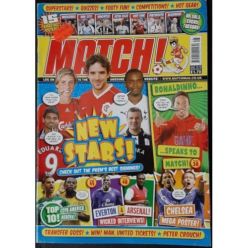 Журнал Match Англія 2006 постери Оуен,Руні,Фабрегас,Джеррард...