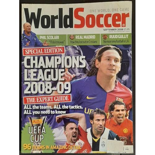 Журнал World soccer 2008
