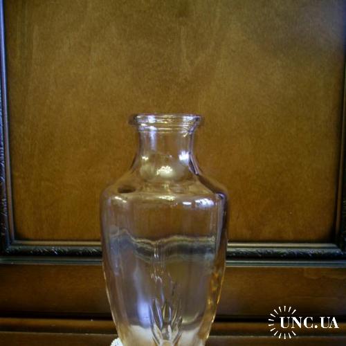 Старинная ваза, цветное стекло. Колоски агит. СССР