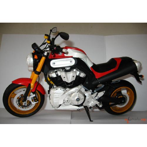 Паперове моделювання, мотоцикил Yamaha-MT 01
