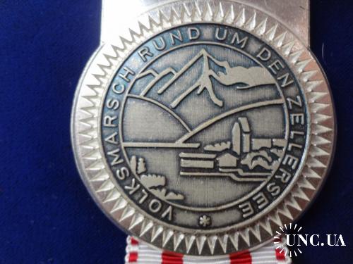 Австрия медаль 1976 курорт и озеро Целлер Зее