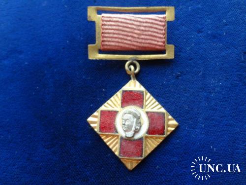 Болгария знак ’’Заслуженый донор Болгарии" . бронза