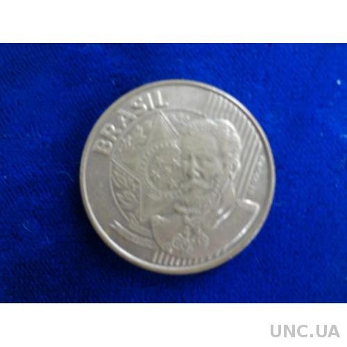 Бразилия 25 центаво 2008