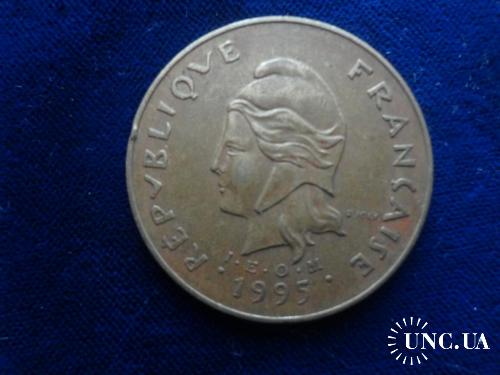 Франция Французская Полинезия 100 франков 1995