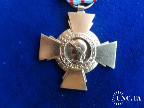 ФРАНЦИЯ ’’Крест Бойца’’ Военный крест за боевую храбрость 1926 FRANCE