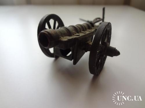 ФРАНЦИЯ модель полевая пушка 1797-1815 Наполеоновские войны 1890 медь
