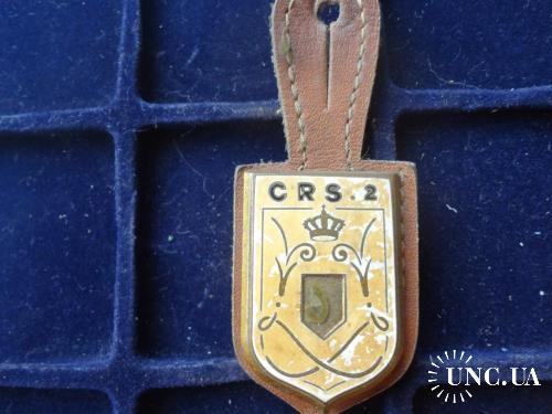 ФРАНЦИЯ Полицейский значек ’’Управление полиции, г. Вокрессон ’’  Police CRS 2 Vaucresson