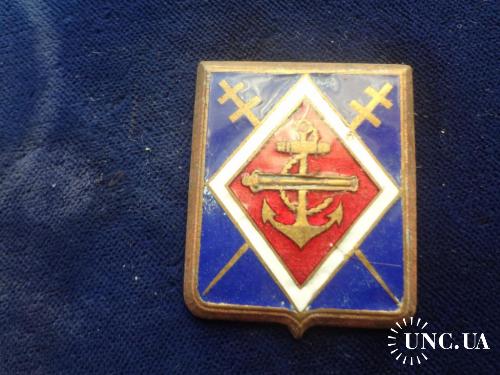 ФРАНЦИЯ полковой знак ’’1-й полк морской артиллерии’’ 1622. 1 Rgt d’Artillerie de Marine