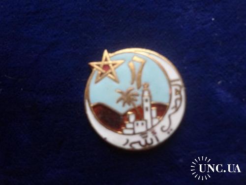 ФРАНЦИЯ полковой знак 17-й полк алжирских стрелков ’’17e régiment de tirailleurs algériens’’ 1918-61