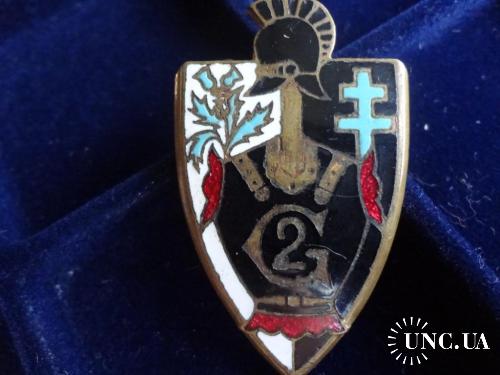 ФРАНЦИЯ полковой знак 2-й инженерный полк 1814-2010. ’’2 RG’’
