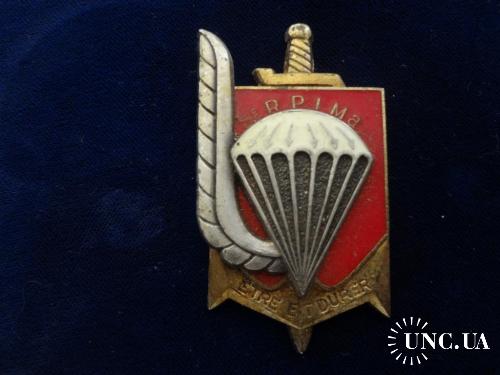 ФРАНЦИЯ полковой знак ’’3-й парашютно-десантный полк морской пехоты’’ 1948. 3е R.P.I. Ma