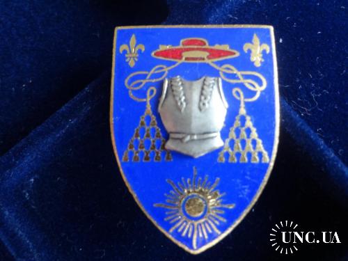 ФРАНЦИЯ полковой знак ’’6-й гусарский полк’’  6° Régiment de Cuirassiers.