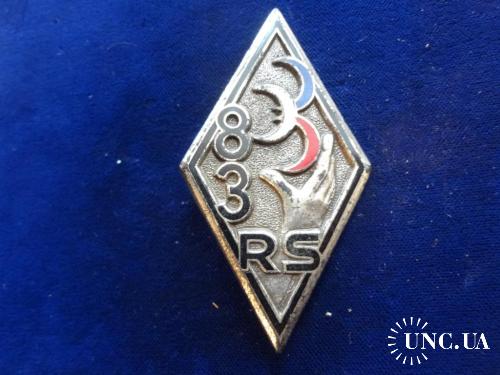 ФРАНЦИЯ полковой знак ’’83-й полк боевой поддержки’’ 83° REGIMENT DE SOUTIEN