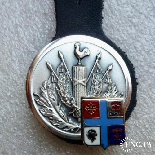 ФРАНЦИЯ полковой знак  ’’Армейский коммисариат Марсель’’ Commissariat Armée de Terre Marseille