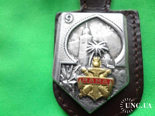 ФРАНЦИЯ полковой знак ’’Колониальный артиллерийский полк’’ Régiment d'Artillerie Coloniale du MAROC