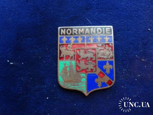 ФРАНЦИЯ полковой знак ’’Нормандия’’ NORMANDIE
