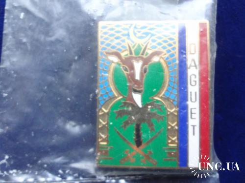 ФРАНЦИЯ полковой знак ’’Операция Дагэ в Персидском заливе’’ 1990-91. OPEX DAGUET