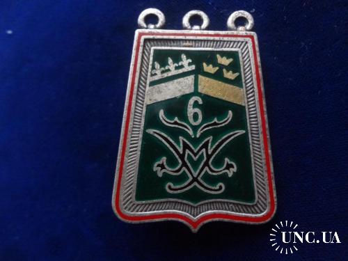 ФРАНЦИЯ полковой знак ’’Разведэскадрон 6 танковая дивизия’’ Escadron d’Eclairage 6° Division Blindéе