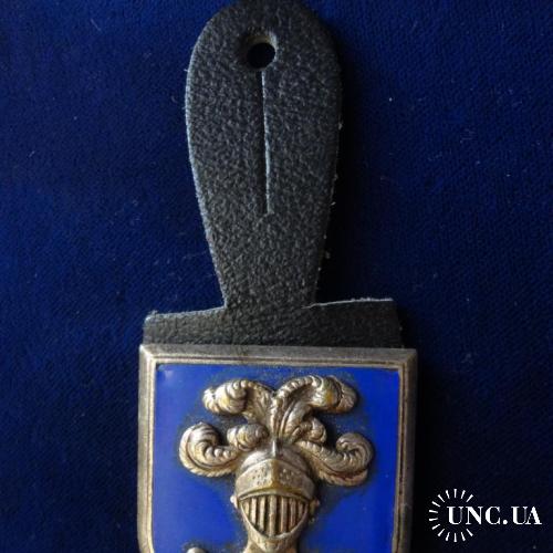 ФРАНЦИЯ полковой знак ’’Танковое военное училище в Сомюр’’ 1947. Ecole Arme Blindée Cavalerie Saumur