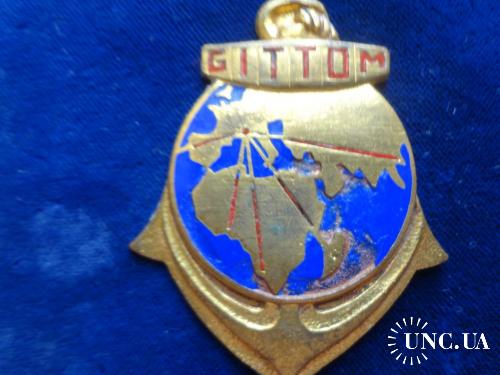 ФРАНЦИЯ полковой знак ’’Учебная группа заморских войск’’ Groupement Instruction Troupes d'Outre Mer