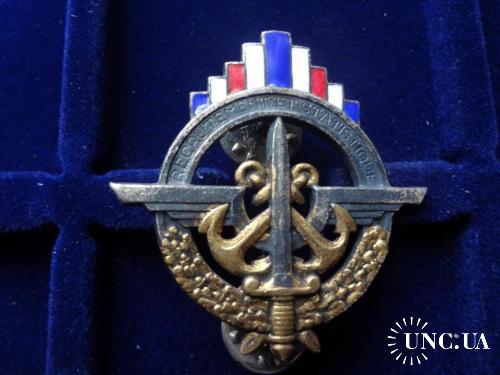 ФРАНЦИЯ полковой знак ’’Управление военной статистики’’ Direction recrutement et de la statistique