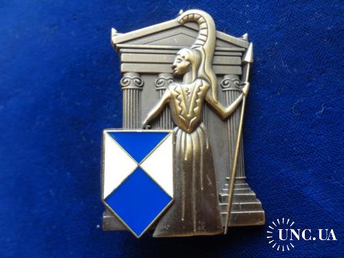 ФРАНЦИЯ полковой знак ’’Военная школа Коэтидан’’ l'Ecole Militaire