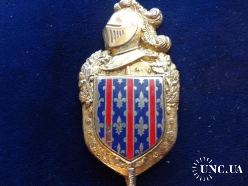 ФРАНЦИЯ полковой знак ’’Жандармерия. 3-й мобильный батальон, Дранчи’’ 3e Groupment Mobile, Drancy