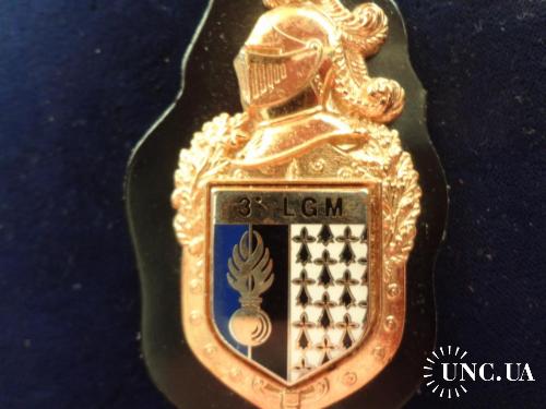 ФРАНЦИЯ полковой знак ’’Жандармерия. 3-й военный легион ’’ 3 LGM GENDARMERIE NATIONALE