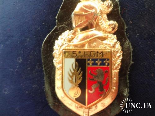 ФРАНЦИЯ полковой знак ’’Жандармерия, 5-й военный легион ’’ GENDARMERIE NATIONALE