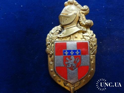 ФРАНЦИЯ полковой знак ’’Жандармерия. 6-й мoбильный легион, Лион’’ 6e Legion Mobile, Lyon