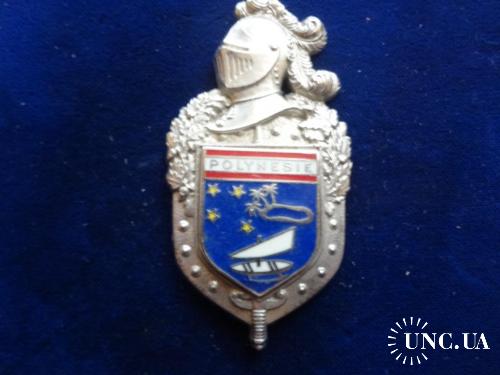 ФРАНЦИЯ полковой знак ’’Жандармерия. Департамент Полинезия’’ Gendarmerie Polinesie