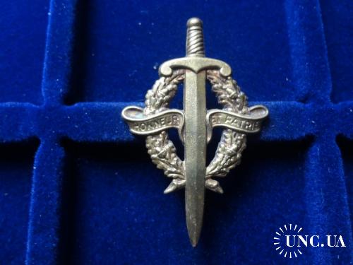 ФРАНЦИЯ полковой знак ’’Знак наличия военного патента’’ Brevet Militaire Professionnel 1° Degré