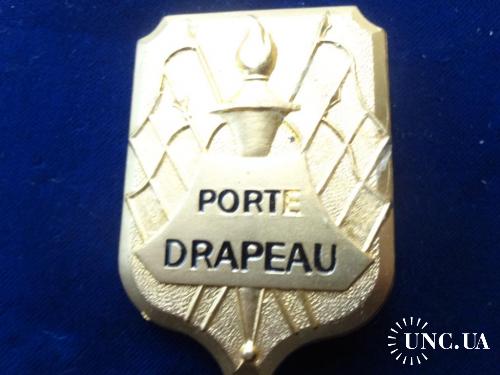 ФРАНЦИЯ полковой знак ’’Знаменоносец’’ Porte Drapeau