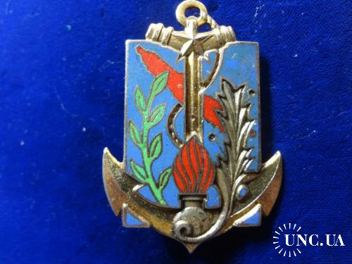 ФРАНЦИЯ R полковой знак ’’Интенданская служба в Нов. Каледонии’’ Intendance de la NOUVELLE CALEDONIE